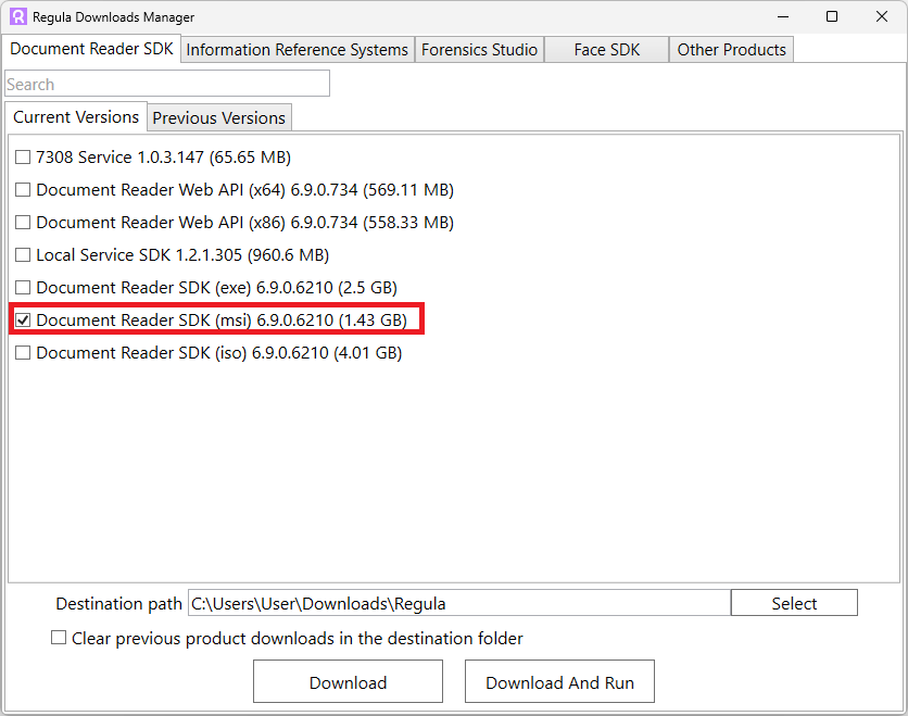How to install SDK using .msi packages Regula Forensics Help Center