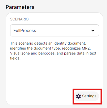 Opening Settings
