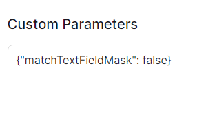 Custom Parameters
