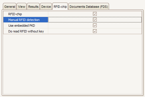 SDK RDIF Manual detection